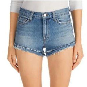 JBrand Sachi Frayed Hem Distressed Jean Short